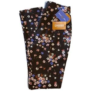 NWT Gymboree Girls Floral Ponte Jeggings - size 10